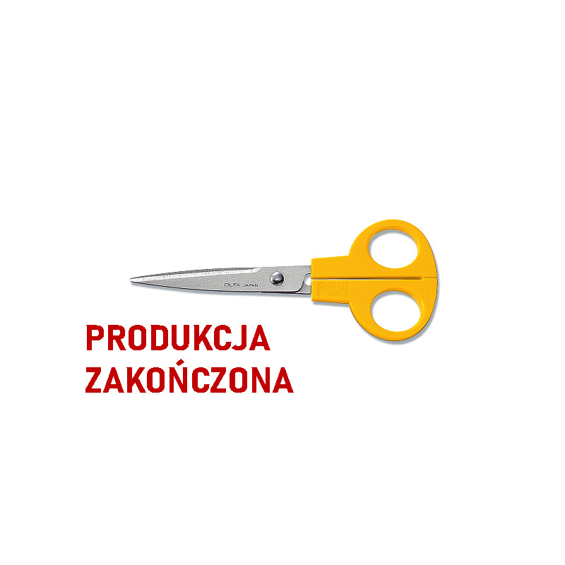 OLFA Uniwersalne nożyczki z antypoślizgowym, ząbkowanym ostrzem. Model SCS-3
