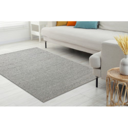 Dywan wełniany TAHAR 99004G szary - RĘCZNIE TKANY pętęlkowy, jednolity 160x240cm Dywan wełniany TAHAR 99004G szary - RĘCZNIE TKANY pętęlkowy, jednolity 160x240cm