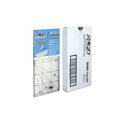 OLFA Szablon do cięcia nożami - szczególnie krążkowymi. Model MQR 15x30