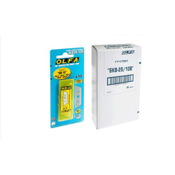 OLFA ostrza SKB-2S Opakowanie jednostkowe zawiera 10 szt. ostrzy SKB-2S w plastikowym pudełku. OLFA ostrza SKB-2S Opakowanie jednostkowe zawiera 10 szt. ostrzy SKB-2S w plastikowym pudełku.