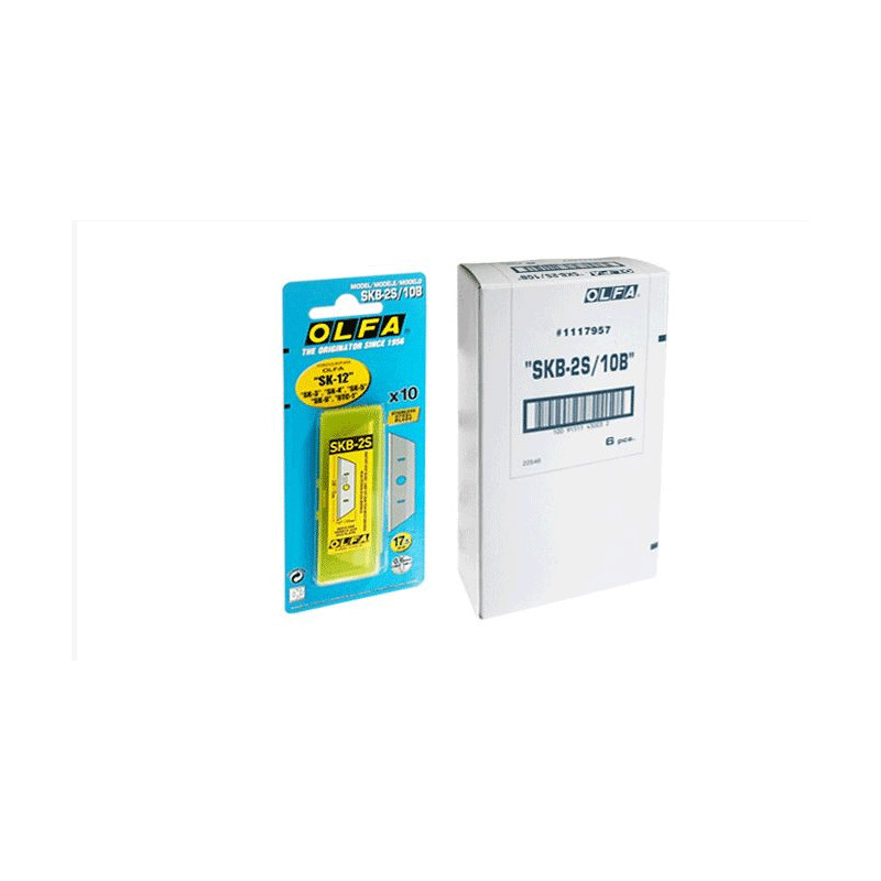 OLFA ostrza SKB-2S Opakowanie jednostkowe zawiera 10 szt. ostrzy SKB-2S w plastikowym pudełku. OLFA ostrza SKB-2S Opakowanie jednostkowe zawiera 10 szt. ostrzy SKB-2S w plastikowym pudełku.
