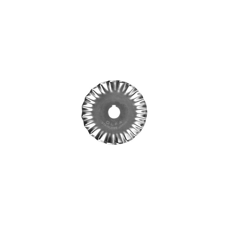 OLFA ostrza PIB45 Opakowanie jednostkowe zawiera 1 ostrze krążkowe WAB45 -średnica 45mm- w plastikowym pudełku na karcie typu blister.