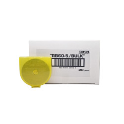OLFA ostrza RB60 Opakowanie jednostkowe zawiera 1 ostrze krążkowe RB60 -średnicy 60mm- w plastikowym pudełku na karcie typu blister.