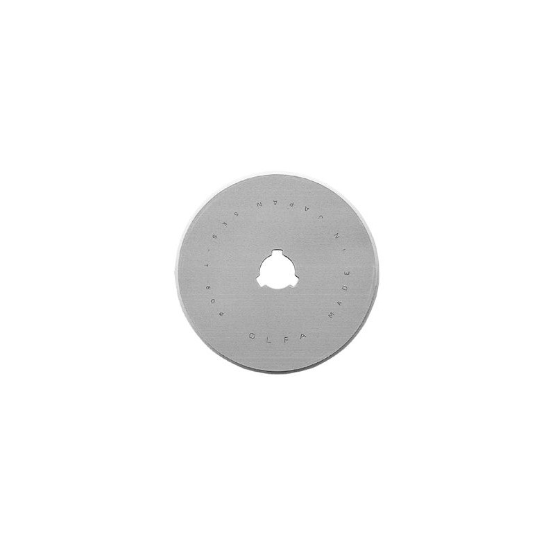 OLFA ostrza RB60 Opakowanie jednostkowe zawiera 1 ostrze krążkowe RB60 -średnicy 60mm- w plastikowym pudełku na karcie typu blister.