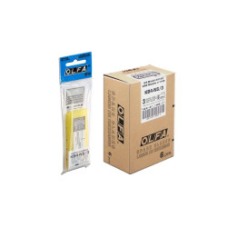 OLFA ostrza KB4-NS Opakowanie jednostkowe zawiera 3 szt. ostrzy zapasowych KB4-NS (wąski brzeszczot) w plastikowym pudełku.