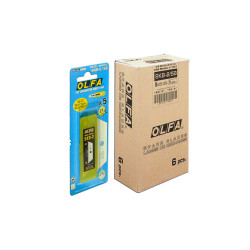 OLFA ostrza SKB-2 Opakowanie jednostkowe zawiera 5 szt. ostrzy SKB-2 w plastikowym pudełku.
