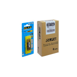 OLFA ostrza SKB-7 Opakowanie jednostkowe zawiera 10 szt. ostrzy SKB-7 w plastikowym pudełku.