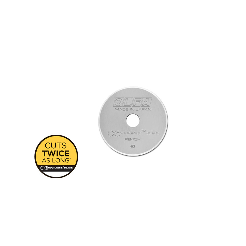 OLFA ostrza RB45H Opakowanie jednostkowe zawiera 1 ostrze krążkowe RB45 -średnica 45mm- w plastikowym pudełku na karcie typu blister. OLFA ostrza RB45H Opakowanie jednostkowe zawiera 1 ostrze krążkowe RB45 -średnica 45mm- w plastikowym pudełku na karcie typu blister.