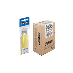 OLFA ostrza PB-800 Opakowanie jednostkowe zawiera 3 szt. ostrzy zapasowych PB-800 w plastikowym pudełku. Do noża P-800 i PC-L.