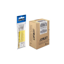 OLFA ostrza COB-1 Opakowanie jednostkowe zawiera 15 szt. ostrzy COB w plastikowym pudełku. OLFA ostrza COB-1 Opakowanie jednostkowe zawiera 15 szt. ostrzy COB w plastikowym pudełku.