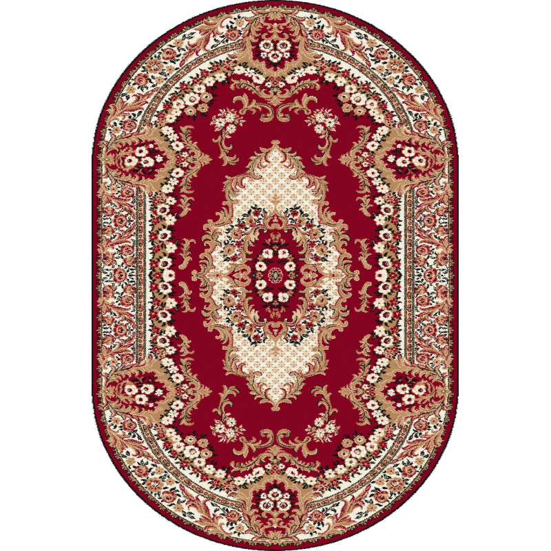 Dywan Agnella Standard Królewski Bordo Owal Dywan Agnella Standard Królewski Bordo Owal