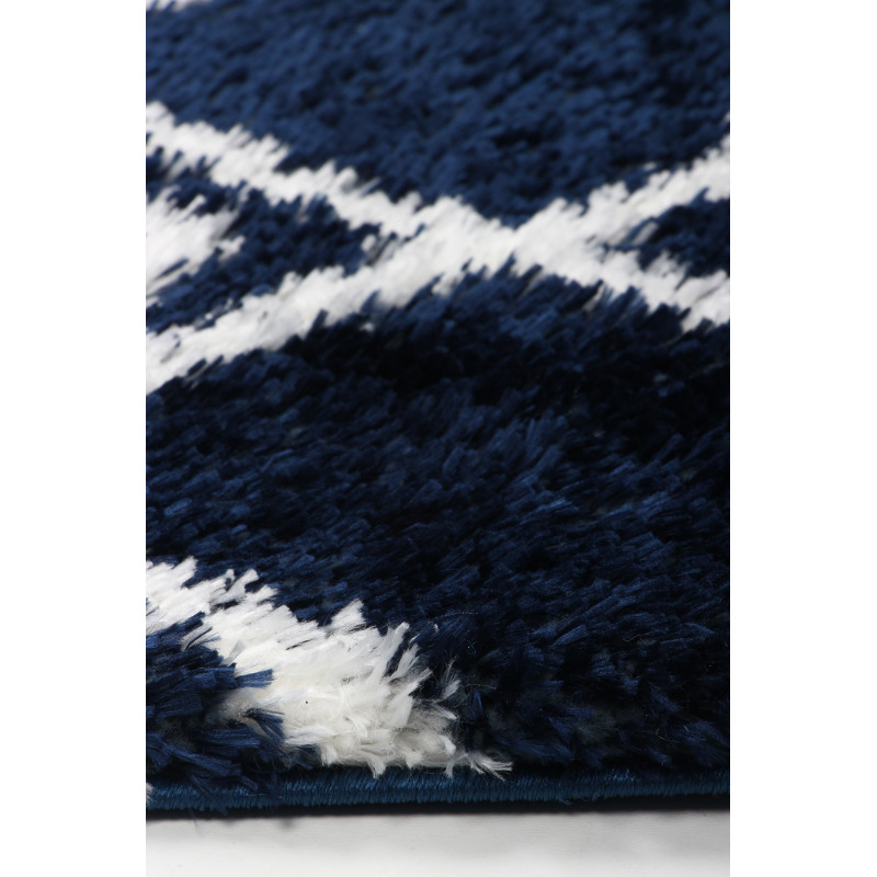 Dywan Boho 590 NAVY BLUE/CREAM 200x290cm