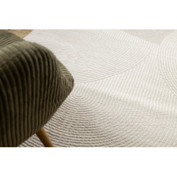 Dywan BALANCE 0194 krem - Geometryczny, strukturalny, glamour  80x150cm