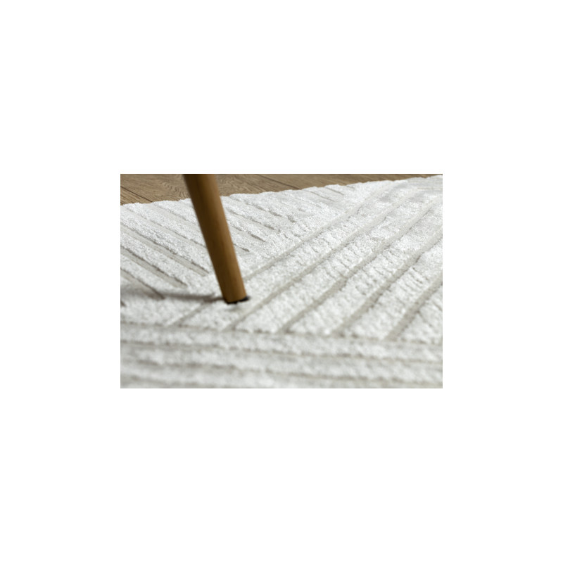 Dywan BALANCE 1503 krem - Geometryczny, strukturalny, glamour  180x270cm