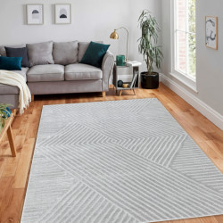 Dywan BALANCE 1503 szary - Geometryczny, strukturalny, glamour  120x170cm