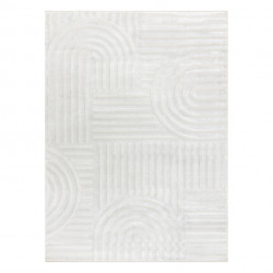 Dywan BALANCE 1918 krem - Geometryczny, strukturalny, glamour  80x150cm