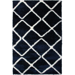 Dywan Boho 613 NAVY BLUE/CREAM 160x220cm