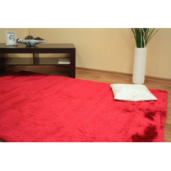 Teppich Hochflor Silk Shaggy modern Design einfarbig violett rot weiss v. Größe Teppich Hochflor Silk Shaggy modern Design einfarbig violett rot weiss v. Größe