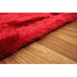 Teppich Hochflor Silk Shaggy modern Design einfarbig violett rot weiss v. Größe Teppich Hochflor Silk Shaggy modern Design einfarbig violett rot weiss v. Größe