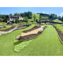 Kunstrasen für Garten Balkon Terasse hochflor Rasenteppich meterware Havanna KON Kunstrasen für Garten Balkon Terasse hochflor Rasenteppich meterware Havanna KON
