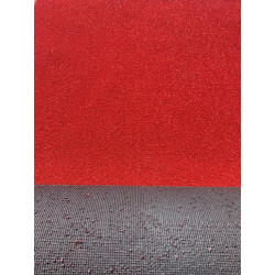 Kunstrasen Garten Terrasse Rasenteppich Balkon Meterware Kunstgras Ruby rot