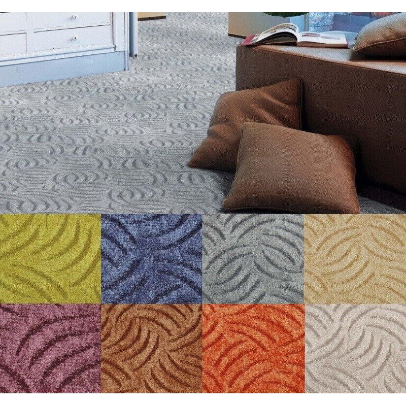 Teppichboden Gora Scroll Breite 3,4,5m robust Büro Schlafzimmer meterware WY