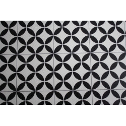 PVC Bodenbelag Optik Magali 96 Schwarz Weiß 2m Breite Meterware PVC Bodenbelag Optik Magali 96 Schwarz Weiß 2m Breite Meterware
