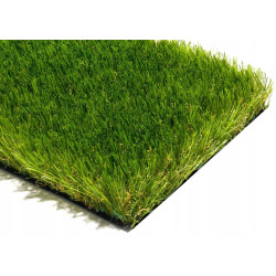 Kunstrasen Rasenteppich Kunstgras Hochflor grün Mileno 200x460cm bis 400x2500cm