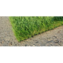 Kunstrasen Rasenteppich Kunstgras Hochflor grün Mileno 200x460cm bis 400x2500cm