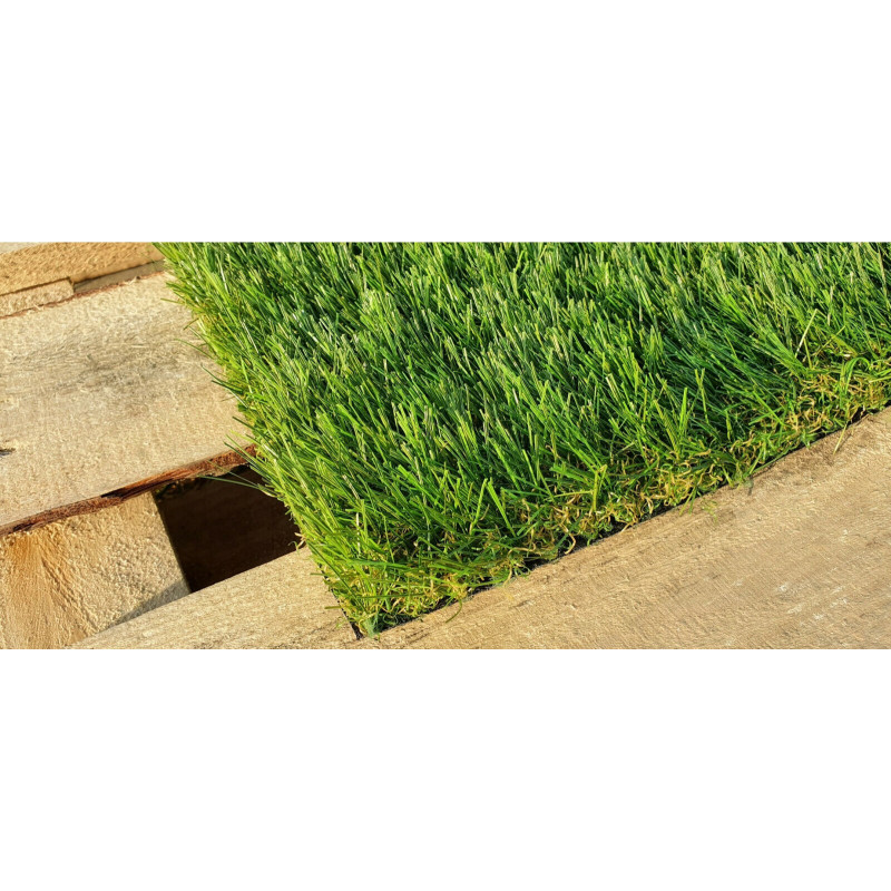 Kunstrasen hochflor Rasenteppich grün für außen Balkon Garten Mileno Verde 2m 4m Kunstrasen hochflor Rasenteppich grün für außen Balkon Garten Mileno Verde 2m 4m