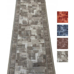 Teppich Läufer Antirutsch Teppichläufer gummiert Tribe Meterware 67-100 cm