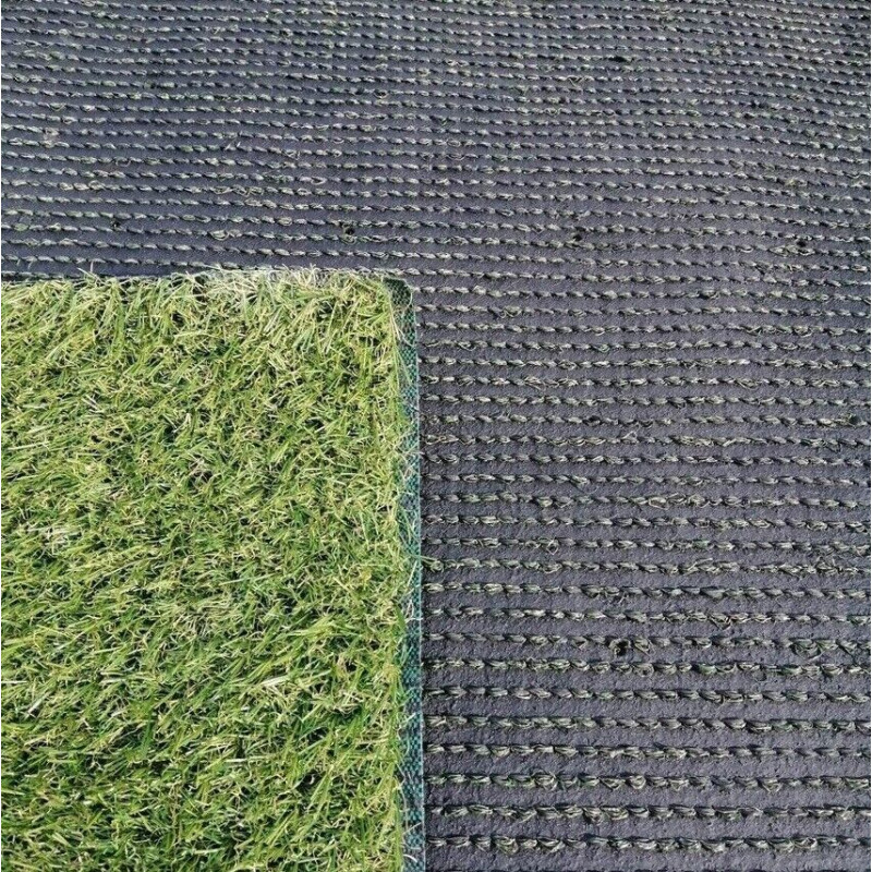 Kunstrasen Rasenteppich für außen Garten Balkon Terrasse meterware Intens Verde