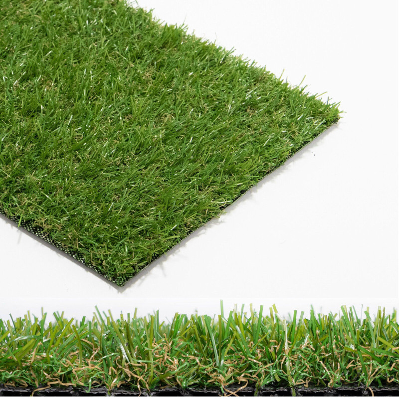 Kunstrasen Rasenteppich Teppich GREEN für Garten Balkon Terrasse 2m 4m