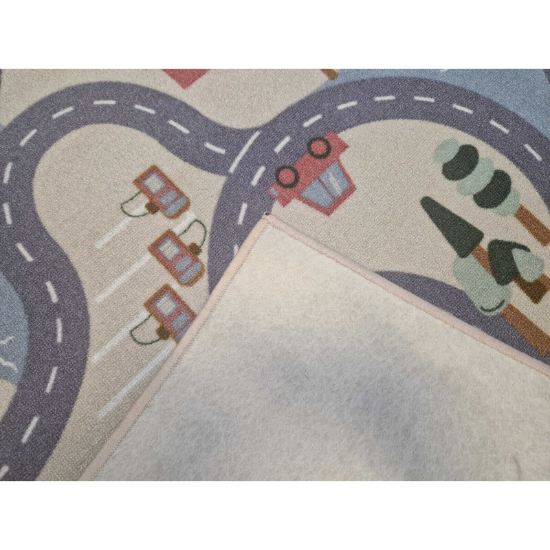 Kinderteppich Spielteppich Straßenteppich Scanroad Kinder Teppich Straßen Attest