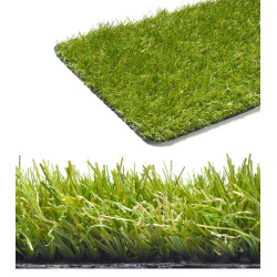 Kunstrasen Garten Balkon Terasse hochflor Rasenteppich meterware Havanna Grün