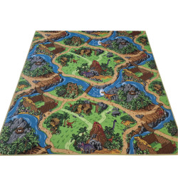 Kinderteppich Spielteppich Dino 29 Dinosaurier Design Kinder Teppich Attest