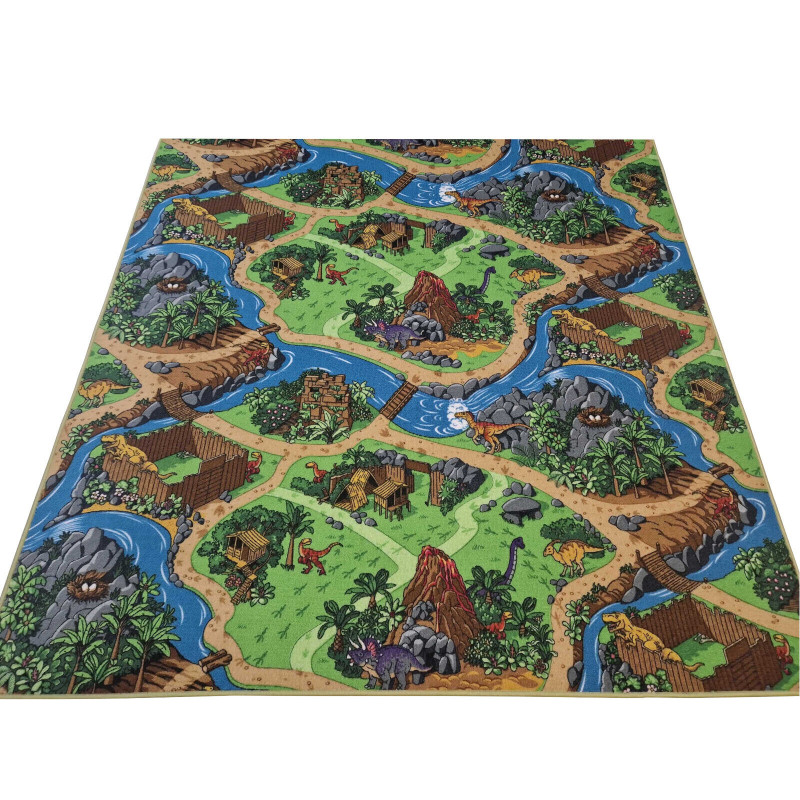 Kinderteppich Spielteppich Dino 29 Dinosaurier Design Kinder Teppich Attest