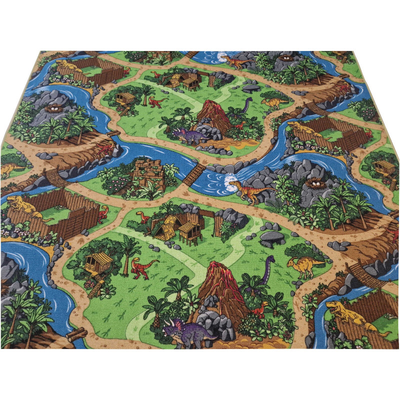 Kinderteppich Spielteppich Dino 29 Dinosaurier Design Kinder Teppich Attest