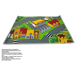 Kinderteppich Spielteppich Straßenteppich Little Village Kinder Teppich Straßen Kinderteppich Spielteppich Straßenteppich Little Village Kinder Teppich Straßen