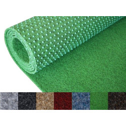 Vliesrasen Nadelfilz Kunstrasen mit Noppen grün anthrazit grau blau beige Patio