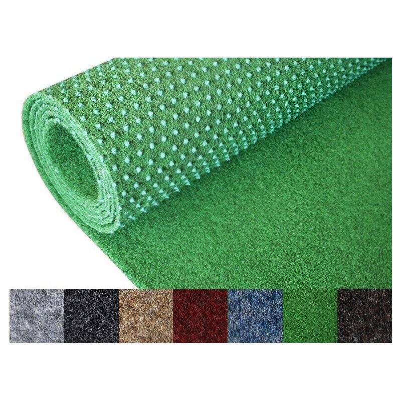 Vliesrasen Nadelfilz Kunstrasen mit Noppen grün anthrazit grau blau beige Patio