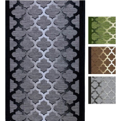 Teppich Läufer Antirutsch Teppichläufer Rutschfest 1017 Klee 67-120 cm Breite