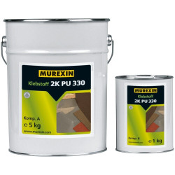 Murexin Klebstoff 2K PU 330 Innen & Außen Kunstrasen Teppichboden PVC