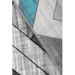 Dywan Cosmic Carving 5103 GREY/TURQUISE 120x170cm