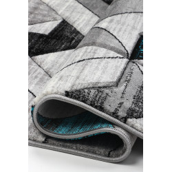 Dywan Cosmic Carving 5103 GREY/TURQUISE 120x170cm