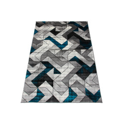 Dywan Cosmic Carving 5103 GREY/TURQUISE 120x170cm