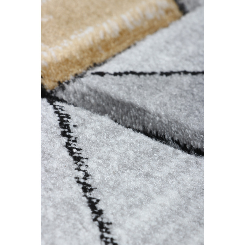 Dywan Cosmic Carving 5103 GREY/GOLD 160x230cm