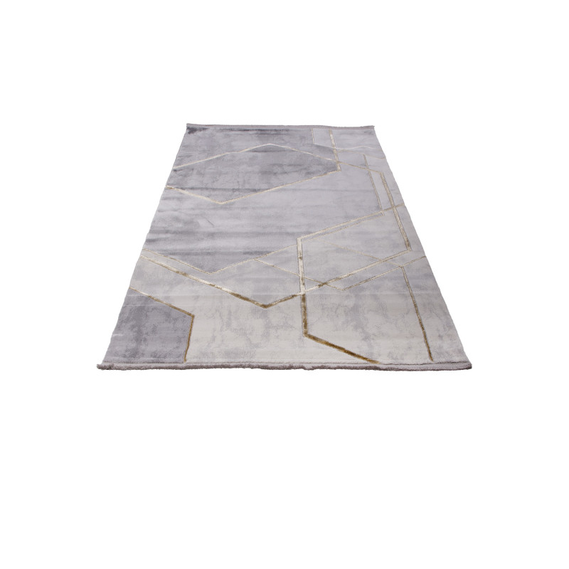 Dywan Galeria GL136F GREY/GOLD 160x230cm