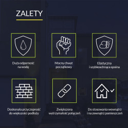 KLEJ MONTAŻOWY SBS 600 ml TYTAN PROFESSIONAL