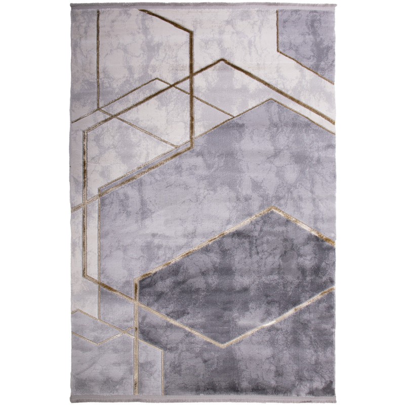 Dywan Galeria GL136F GREY/GOLD 80x150cm